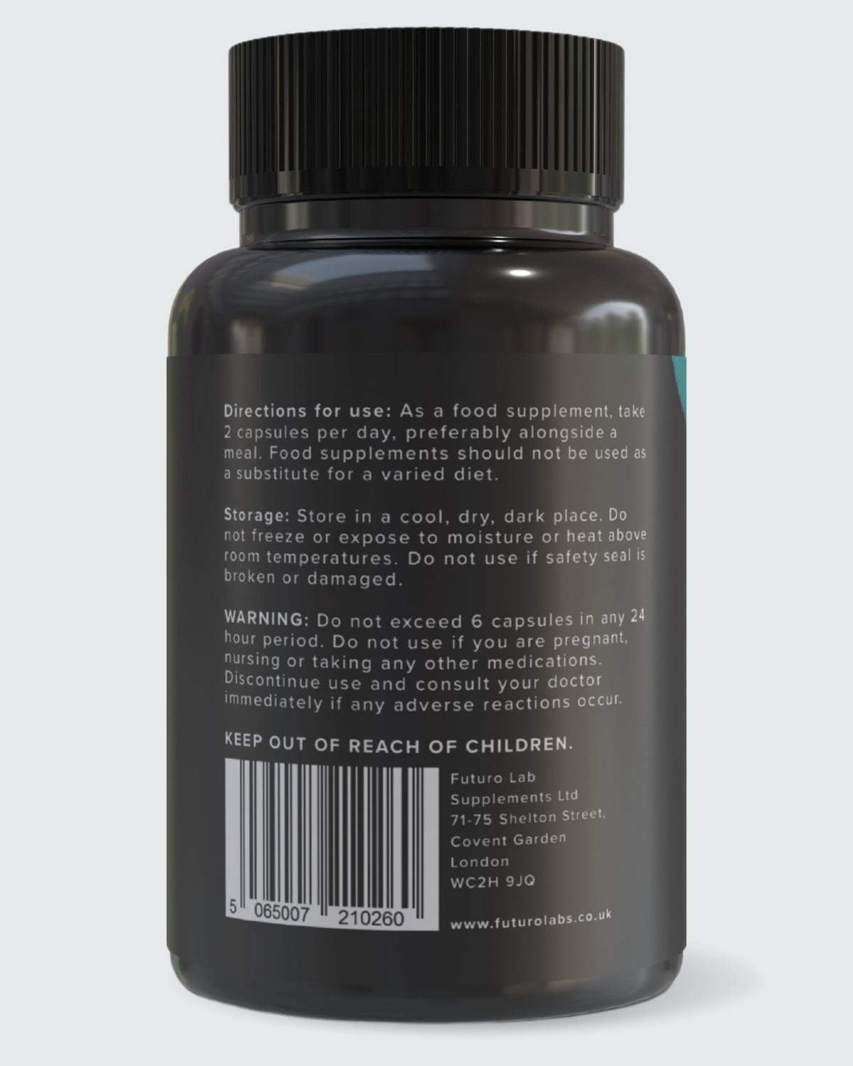 Futuro Labs Marine Collagen Capsules 1200mg with VIT C (12mg) and Zinc (1.5mg) - Made in The UK - Type 1 Hydrolysed Marine Collagen Supplements for Women & Men - 60 Day Supply