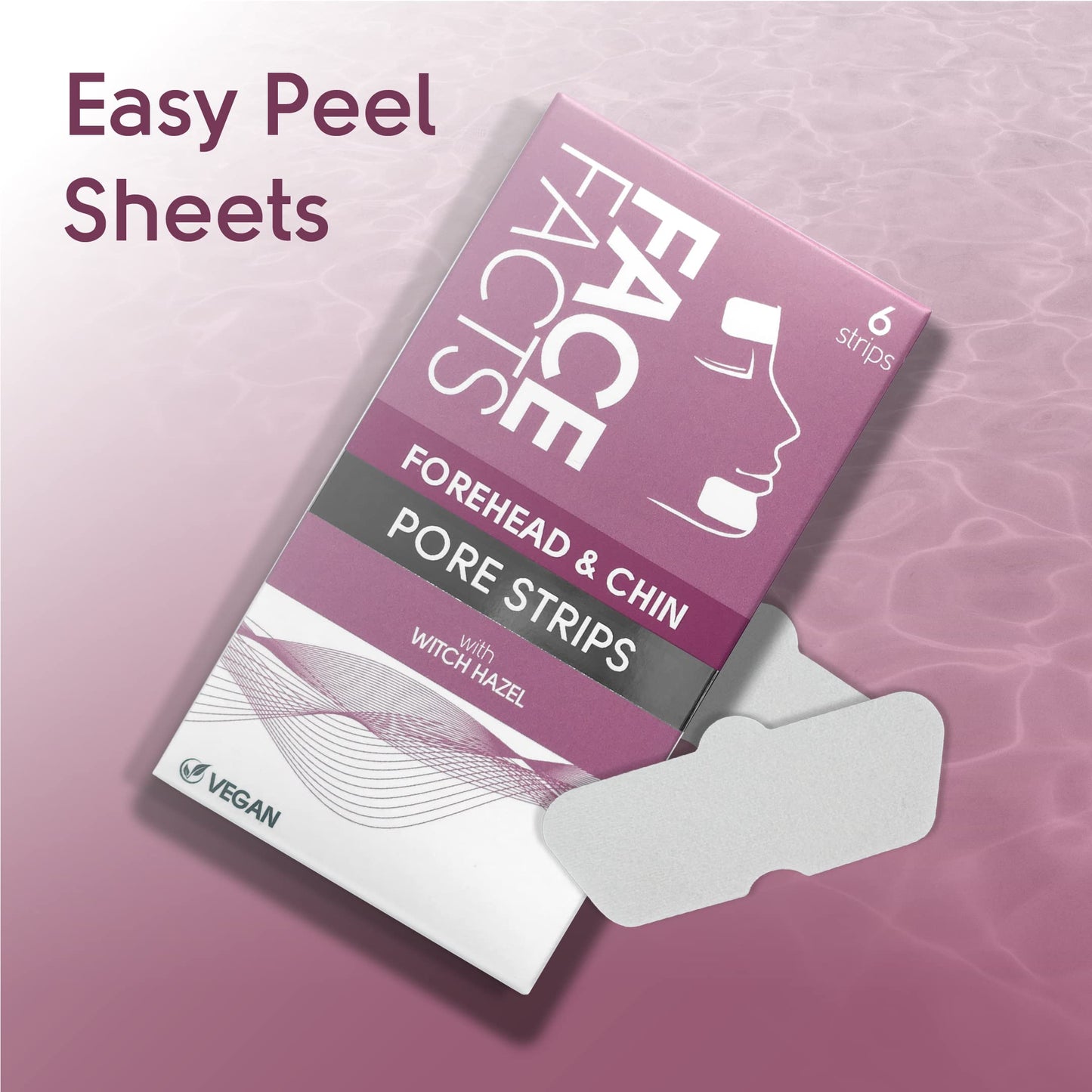 Pretty Face Facts Witch Hazel Forehead & Chin Pore Strips