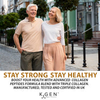 K GEN rejuvenation nutrition Pure Collagen Supplements Capsules Grass Fed Advanced Multi Collagen Peptides | Collagen Powder Pills for Hair, Skin, Nails, & Joints for Women & Men by K GEN