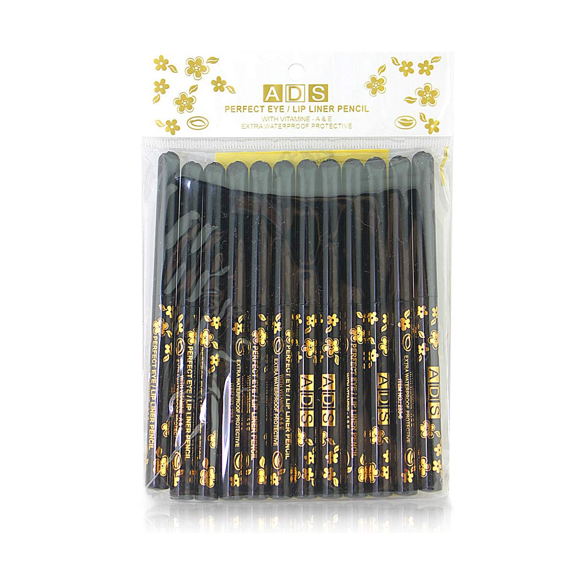 12 x Brown Eyeliner, Waterproof, Smudge-Proof, Long-Lasting, Twist-Up - All-Day Wear