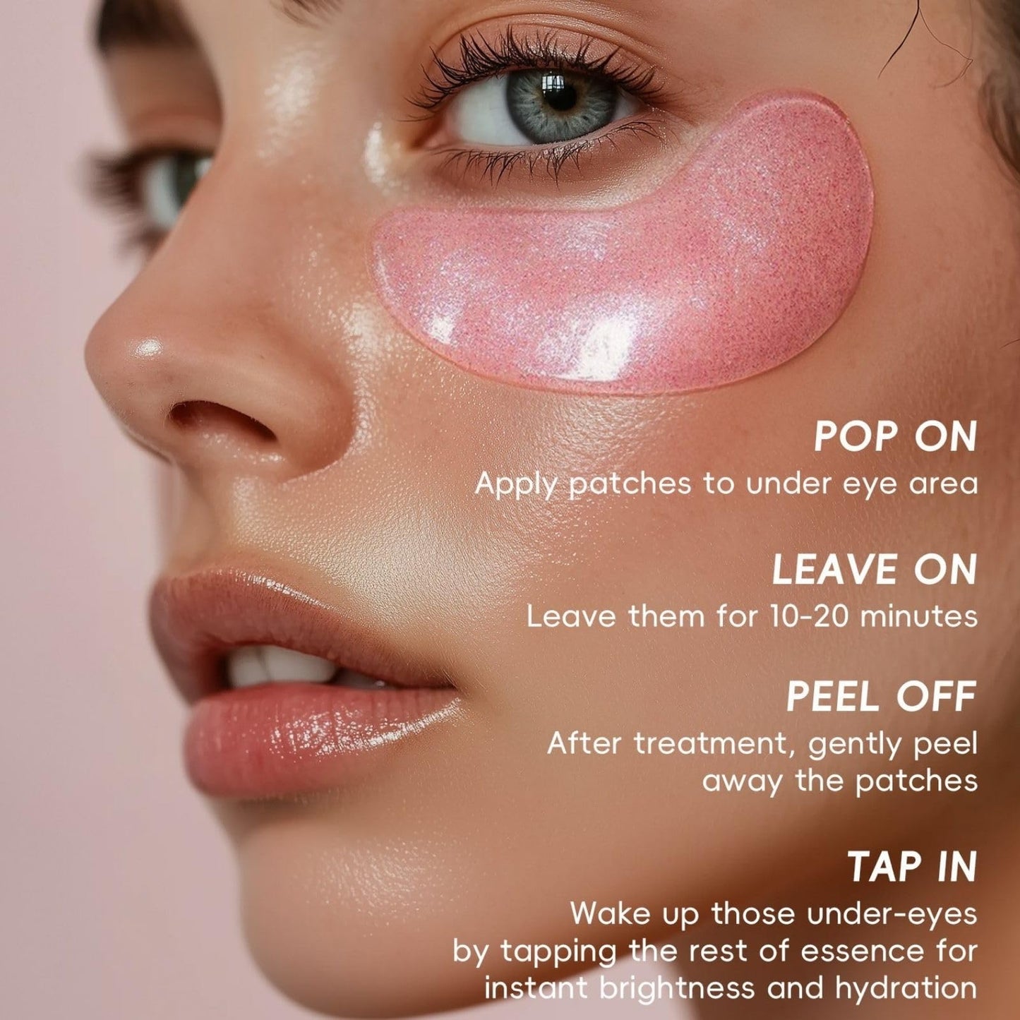 Cureluxe 12Pairs Sakura Eye Patches for Dark Circles - Eye Masks for Puffy Eyes - Eye Mask for Fine Lines & Eye Bags - l Under Eye Gel Patche for Women & Men - Hydratin & Firming & Vegan Cruelty-Free