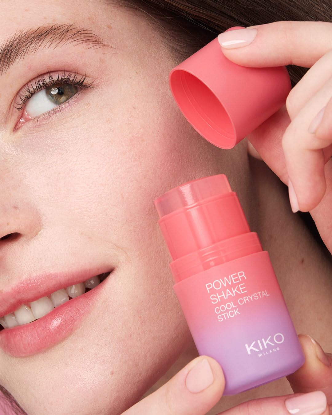 KIKO Milano Power Shake Cool Crystal Stick, Face And Eye Contour Stick