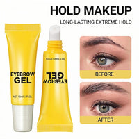 Beauthink Waterproof Eyebrows Styling Spiking Glue - Long-Lasting Brow and Edge Gel for Fluffy, Defined Brows With Brush. Strong Hold, Smudge-Proof Formula. Perfect for Styling and Setting 1PCS