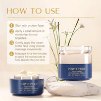 Polypeptide Anti Wrinkle Cream, Firming Anti Aging Face Cream, Skin Care Facial Moisturizer, Face Moisturiser Reduce Fine Lines, Moisturiser Face Women Face Care,Even Skin Tone (50g)