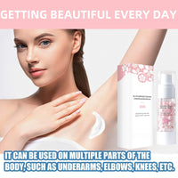 Sakura Brightening Gluta Underarm Cream,Underarm Whitening Cream,Whitening 50X Pearl Cap/Sules,Armpit Booster Serum,Body Whitening Cream for Dark Skin,Skin White-ning Cr-eam for Suit All Skin Types