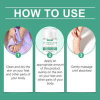NLFOX 42% Urea Foot Cream - Heel Balm Foot Cream for Cracked Heels and Dry Skin - Urea Cream for Very Dry Feet and Hands - Foot Moisturiser Stick for Calluses and Hard Skin Repair Smooth