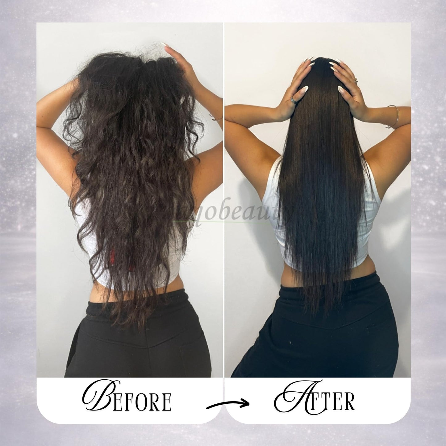 Nanobeauty, Brazilian Straight, Diamond Shine, Hair Smoothing Treatment, 250ml Bottle Only