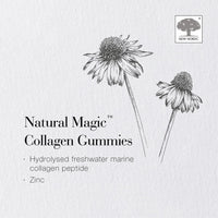 New Nordic Ltd New Nordic Natural Magic Collagen Gummies - Hydrolysed Freshwater Marine Collagen with Zinc - Improve Skin Elasticity and Reduce Wrinkles - Delicious Berry Flavour - 45 Gummies