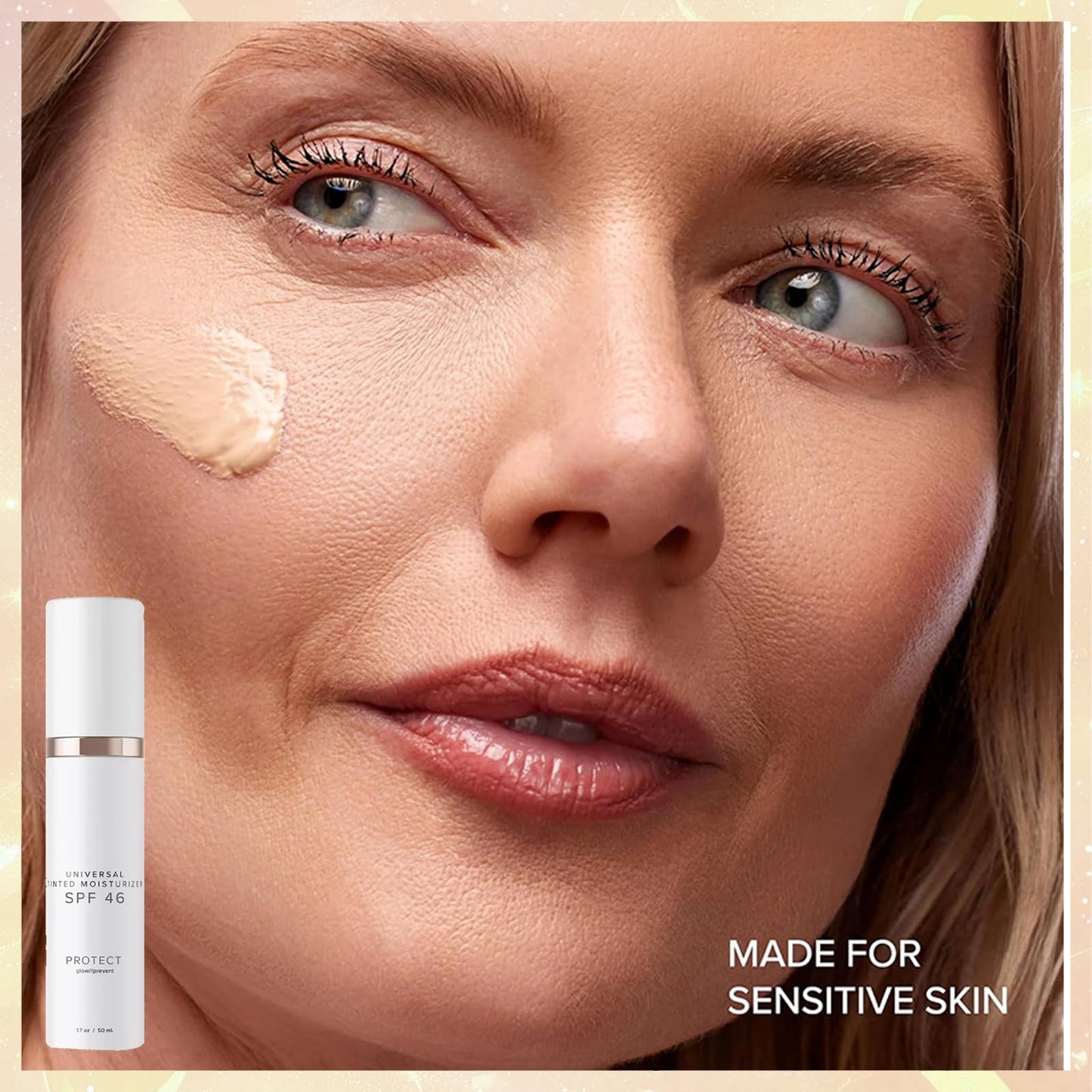 MINSHZEE Tinted Moisturizer With SPF 46 Anti-Aging Face - Tinted Sunscreen For Face Universal Against UV For Women