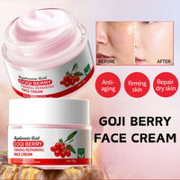 ISBEAUSOLS Go-ji Berry Facial Cream for Wrinkles,Go-ji Berry Anti-Aging Facial Cream for Skin,Goji Be-rry Face Cream with Retinol & Hyaluronic Acid,Skin Tightening Cream for Face,Day and Night Repair Creams
