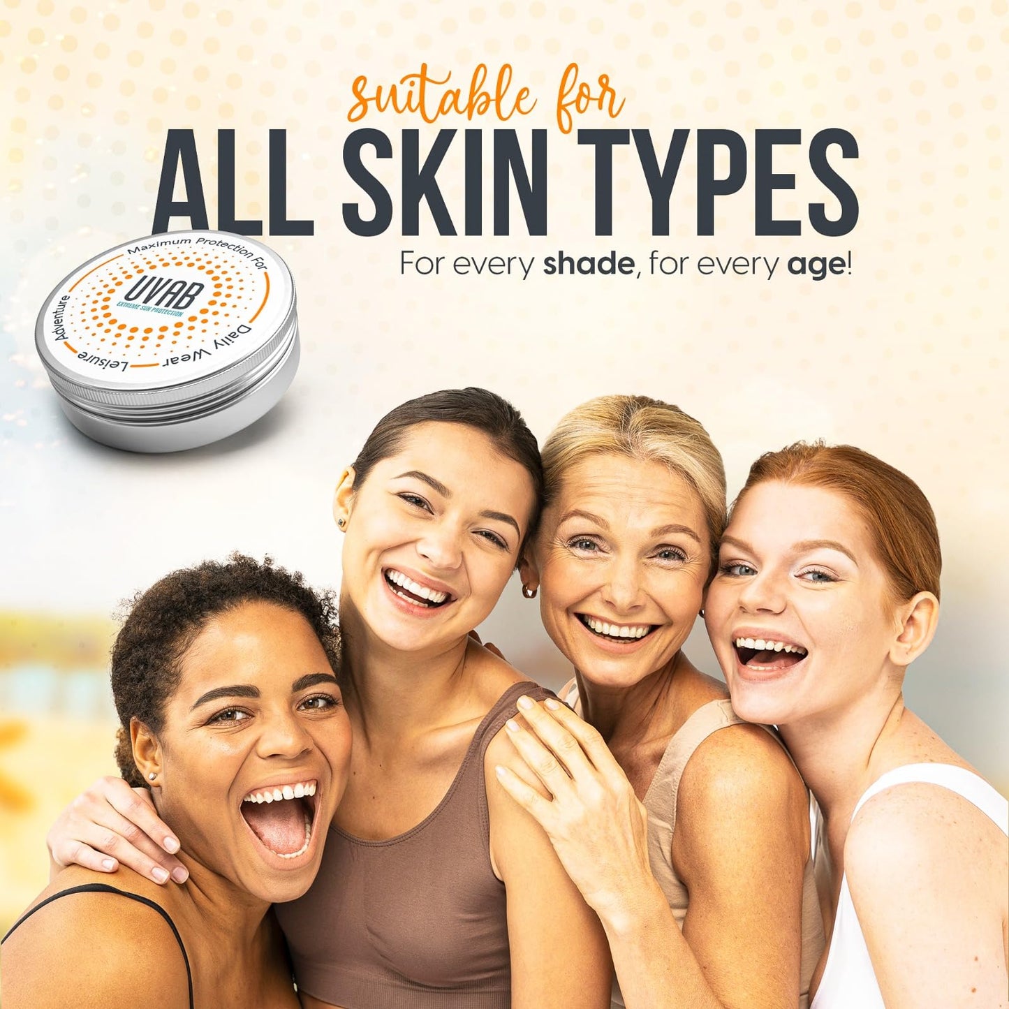 2X UVAB Zinc Face Sunblock: Opaque White 15ml Travel-Sized Pot For Sun Protection in Extreme Conditions. Perfect for Skiing, Climbing, Beach and Leisure Activities. Zinc Oxide Cream Mineral sunscreen.