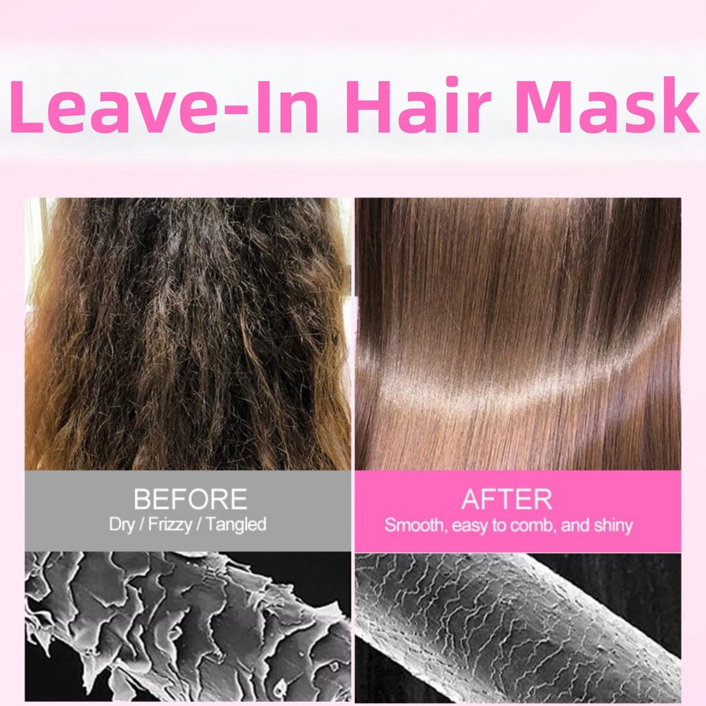 OuXing Leave-In Molecular Hair Mask,Molecular Repair Hair Mask,Leave In Conditioner,Rep-air H-air M-ask,Le-ave-In Repair H-air Ma-sk,Hair Conditioner,Lea-ve In Ha-ir Cond-itioner,Hai-r Care for Dry Hai-r