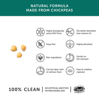 Vitamin K2 – Together Health – Vitamin K2 from Fermented Chickpeas – Highly Biologically Active MK7 Form – Vegan Friendly – Made in The UK – 90 Vegecaps