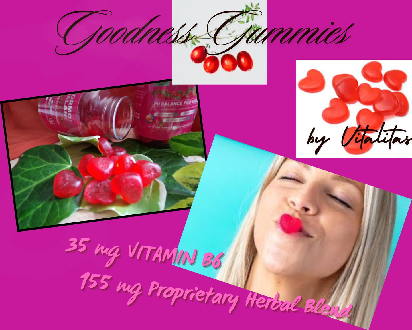 Generic Hormone Balance Gummies, PH Balance, Flo