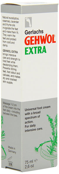 (3 PACK) - Gehwol - Foot Cream Extra | 75ml | 3 PACK BUNDLE