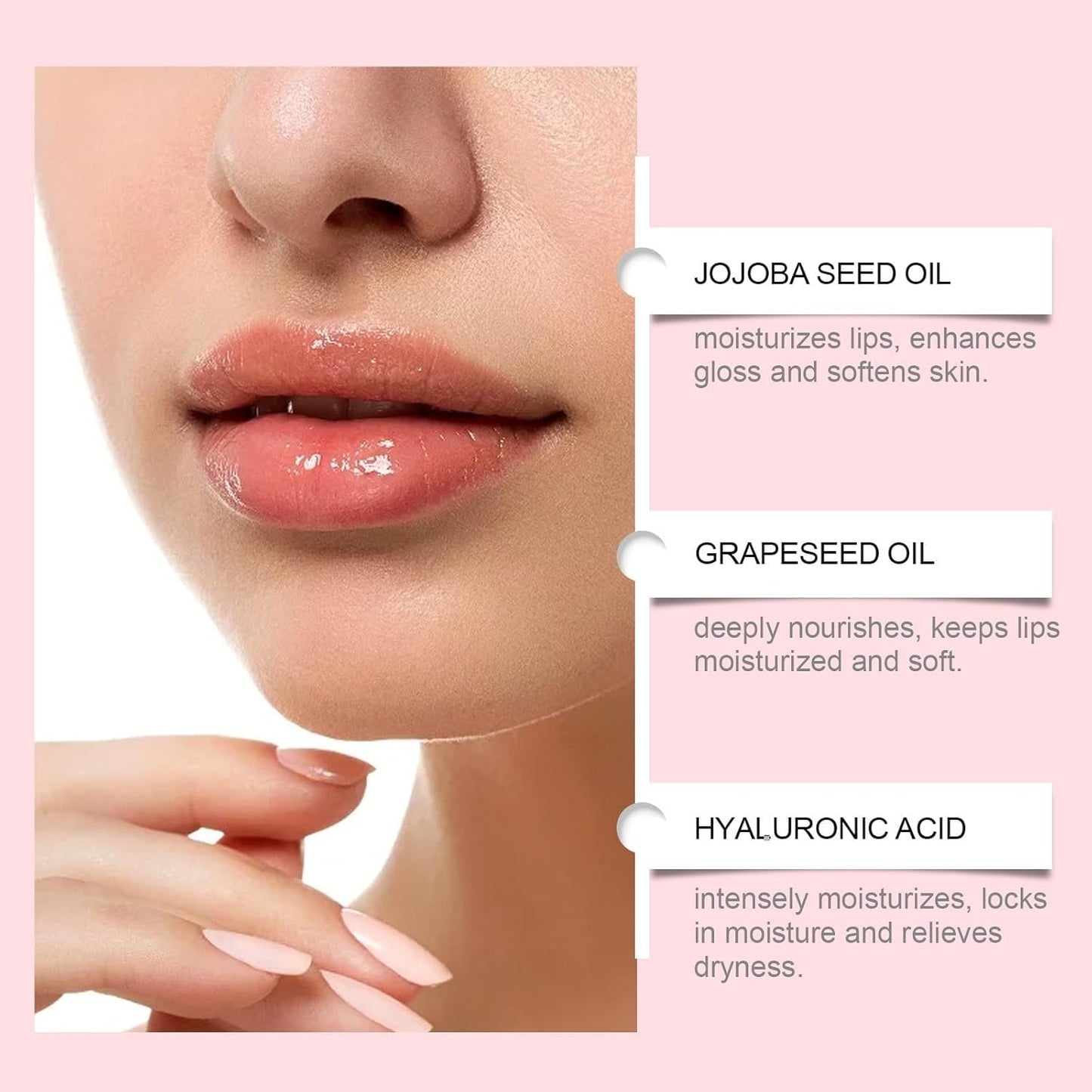 WujialingMM 2pcs Plumpify Plumping Serum Oil, Plumpify Lip Oil Plumper, PLUMPIFY Lip Boosting Serum, Natural Lips Plumping Serums, Hydrating and Nourishing Lips Oils, Reduce Fine, Moisturizing and Non-Sticky
