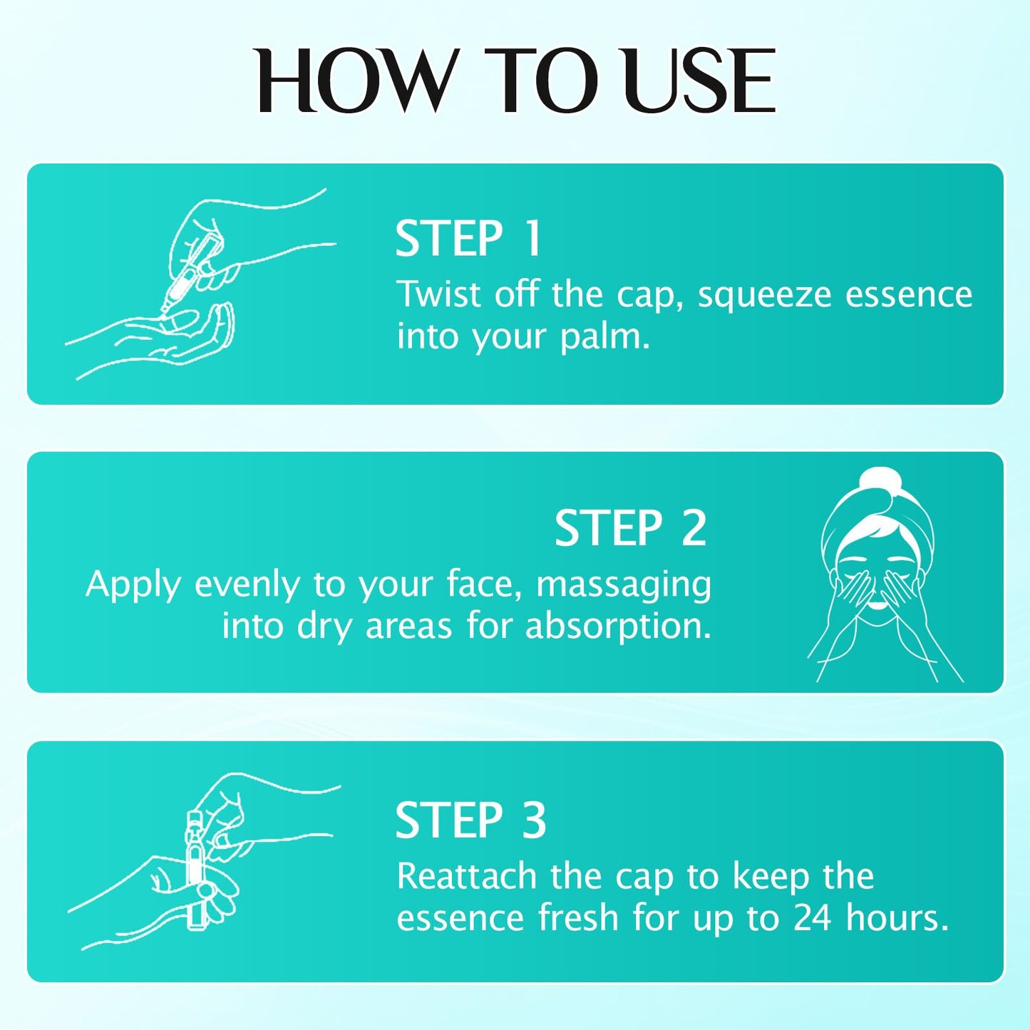 3% Hyaluronic Acid Serum Ultra-Hydrating Vials, 30Pcs Hyaluronic Acid Tubes, Deep Hydration Essence, Anti-Aging Serum for Face Single-Use Vials Skincare, Lasting Moisturizing,Firming Skin