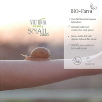 Victoria Beauty Snail Face Cream with Vitamin C and E, Retinol, Hyaluronic Acid and Collagen - Day and Night Anti Wrinkle Moisturiser - 100% Organic Snail Extract, 50ml