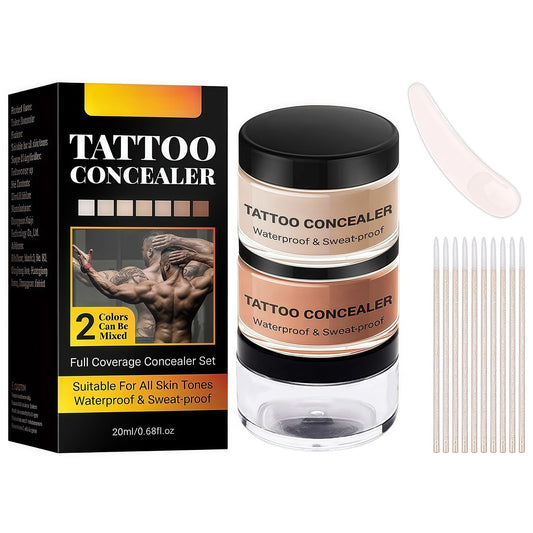 Coloroom Waterproof Tattoo Cover Up Makeup – Full Coverage Body Concealer for Tattoos, Bruises | Men & Women