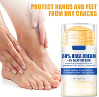 ChicNana Urea Foot Cream, Urea Cream 60 Percent for Feet, Foot Cream for Cracked Heels and Dry Skin, Skin Care Hands & Feet, Cracked Heel Repair Cream, Foot Moisturiser (2pcs)