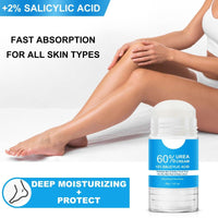 Cureluxe Urea Cream 60 Percent for Feet,60% Urea Foot Cream with Salicylic Acid,Foot Cream for Cracked Heels and Dry Skin,Cracked Heel Repair Cream,Deeply Moisturizing & Nourishing Foot Moisturiser,Heel Balm