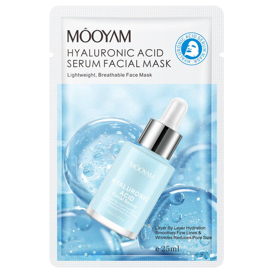 Pack of 10 Hyaluronic Acid Face Masks Skincare