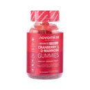 Novomins Cranberry & D Mannose Gummies - Cranberry Supplement for Urinary Tract Health and Better Bladder Control - With Zinc, Magnesium, and D-Mannose Powder - Vegan & Gluten-Free - 60 Inulin Gummies