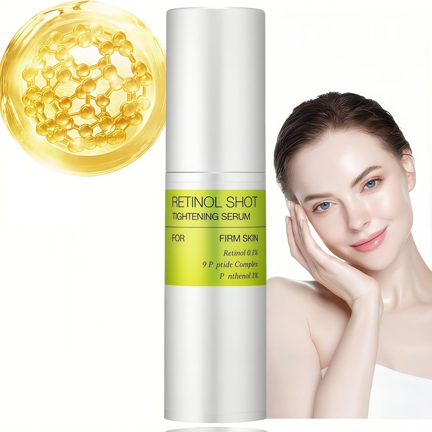 CUOFOL Retinol Youth Renewal Serum,Retinol Skin Booster Serum,Anti-Wrinkle & Pore-Tightening Ser/um,for Plump & Even Skin Tone,Pore Minimizer,Dark Spots and Elasticity,Reduces the Appearance of Wrinkles