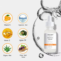 SEFUSON Vitamin C Serum Face, With Hyaluronic Acid, Vitamin E,20% Vitamin C for Anti-wrinkle, Dark Circle, Restore & Boost Collagen, Firming skin - 1Oz
