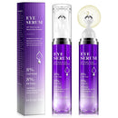 QUANHAO Eye Serum with 8% Caffeine 15ml 2 Pack, Under Eye Serum for Dark Circles and Puffiness Eye, Wrinkles and Fine Lines, Eye Cream, Under Eye Treatment Replumps, Brightens And De-Puffs Eyes