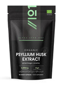 ALPHA01 Organic Psyllium Husk Extract 5000mg - Potent 10:1 Extract - Natural Prebiotic Fibre Supplement from Raw Plantago Ovata Seeds - 90 Vegan Capsules
