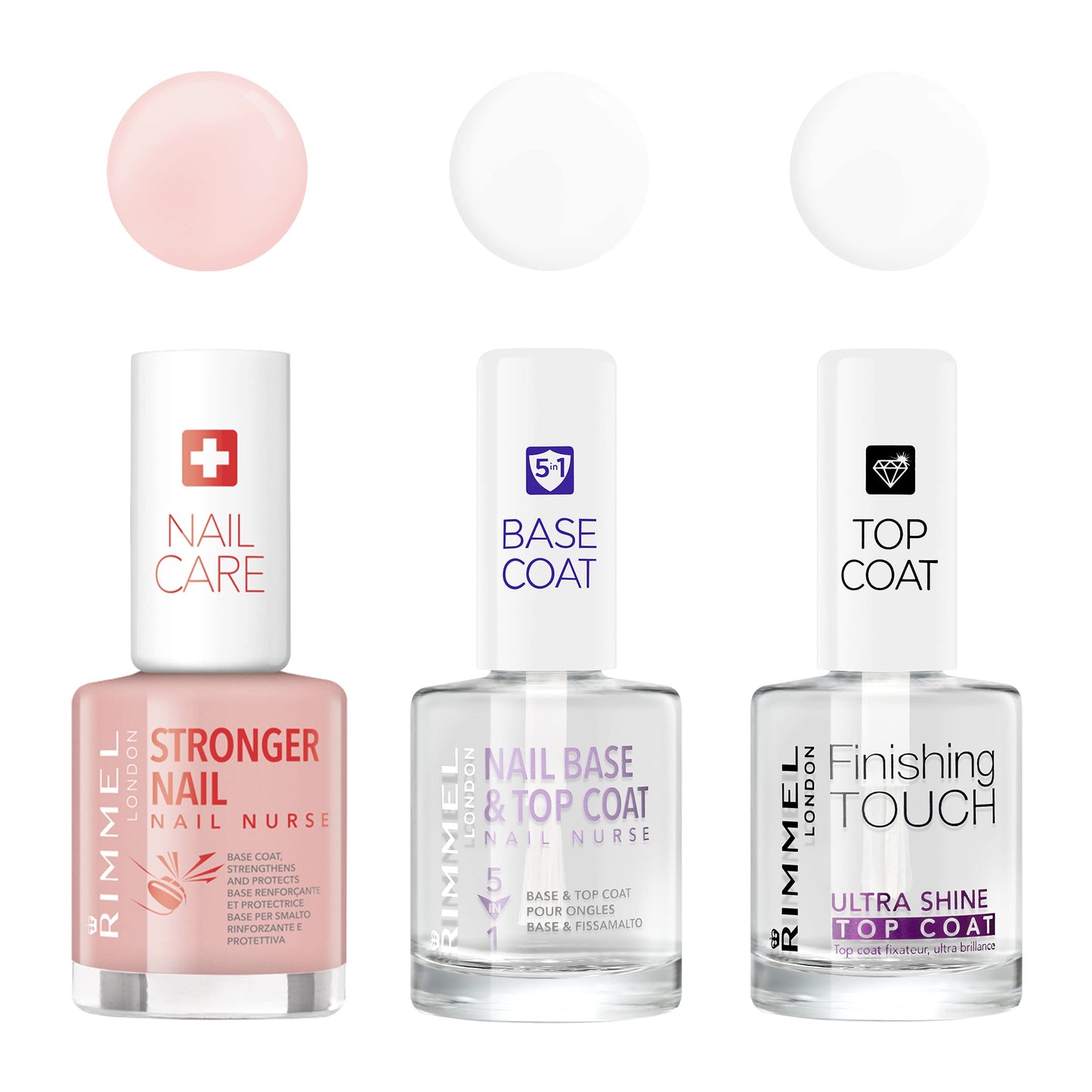 Rimmel London Nail Nurse Stronger Nail Polish, 12ml