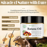 MINSHZEE Batana Oil for Hair Growth, 100% Pure Natural Batana Oil from Honduras, Organic Batana Oil as Hair Mask, Reduces Hair Loss Repairs Damaged Hair Scalp and Hair Care (120g)