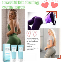Oumun 2PCS Luxelift Skin Firming Youth Butter,Luxelift Skin Firming Butter,80ML Skin Firming Body Cream,Luxelift Skin Firming Cream,Firming Body Lotion,Firming Body Cream,Skin Tightening Cream for Body
