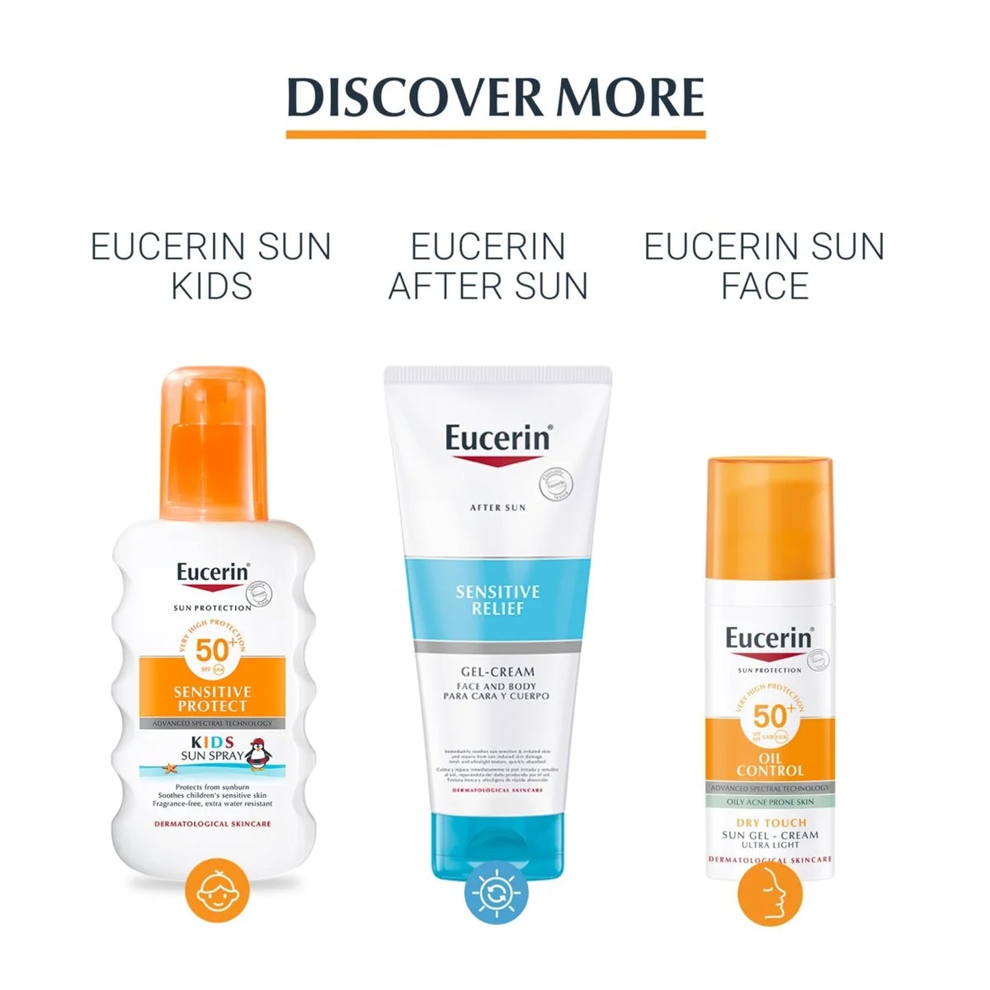 Eucerin Sun & Allergy Protection Sun Cream-Gel 50 High 150ml