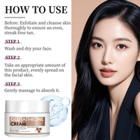 Cureluxe Glutathione Face Cream - Revitalising & Hydrating Face Moisturiser for Women & Men, Day & Night Use, Skin Brightener Cream,Face Moisturiser,All Skin Types