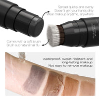 Ruojiar Double Ended Hair Color Stick,Root Cover Up Stick,Hairline Powder Sti/ck,Hair Shadow Powder,Instant Hair Loss Concealer for Thinning Ha/ir,Portable Design for Hairline & Beard,Water Resistant(Black)
