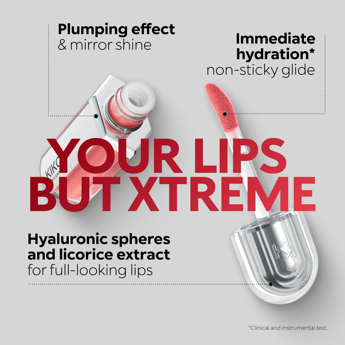 Kiko Milano KIKO Milano 3D Hydra Xtreme Lipgloss 06 - Extreme Lip Volumizer Plumper with Hydrating Shine, Non-Sticky Lipgloss, Mirror Effect Lip Gloss Kiko with Precision Applicator