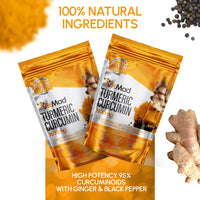 Turmeric Curcumin Ginger Black Pepper - 120 Tablets - 95% Curcuminoids - Naturally Reduces Inflammation