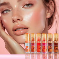 Siyinzu 3PCS Duck Plumping Lip Gloss,Plump Lip Gloss,Plumping Lip Oil,Lip Plumping Lip Gloss,Long Lasting Lip Plumper,Non-Sticky Lip Plumper Gloss,Moisturizing Lip Plumping Gloss,Lip Gloss Sets for Women,B