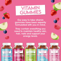 Beauty & Co Collagen Gummies by - 120 Marine Collagen Gummies with Biotin, Vitamin C & Selenium (120)