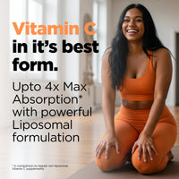 Goodvita Liposomal Vitamin C Softgels 2000mg | 60 Softgels, 1 Month Supply | Added Zinc + Selenium | UK Formulated | Ultra Strength 4X Higher Absorption | Immunity, Energy + Skin | Easy to Swallow