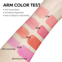 KYDA Liquid Blush, Color Change Blush Oil Tint, Moisturizing Lightweight Blendable Feel, Soft Cream Face Blush-Color Changing Pink