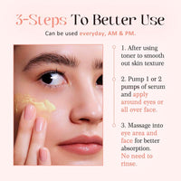 Ginseng & Retinol Eye Cream, Revive Under Eye Serum, Korean Eye Cream, Eye Cream For Dark Circles And Puffy Eyes, Anti-Aging & Wrinkle, Vegan Korean Skincare, 50ml Visible Results In 4 Weeks