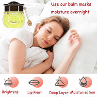 Tongyend Lip Sleeping Mask Lip Mask Overnight Strawberry Lip Masks Skincare Lip Oils,Lip Moisturiser for Dry Chapped Peeling Cracked Lips Fades Lip Lines,Lip Balm Locks In Moisture Lip Care 20g-Strawberry01