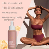 OuXing Sunless Tanning Drops,Enhances Natural Skin Tone Tanning Drops,Body Lotion for Self T/an,Bronzing D/rops,Herbal T/anning Moisturiser,Self Ta/nners Liquid D/rop,Gradual Tan Self Ta/nning Dr/op