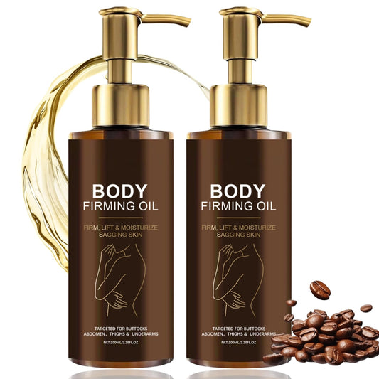 2PCS Magic Body Firming Oil,Magic Luxury Body Oil with Vitamin E,Glow Remedy Oil Skin Tightening for Women,Hydrating Massage Oils for Wrinkles Fine Lines,Collagen Lifting Body Oil for Smooth Nourishes