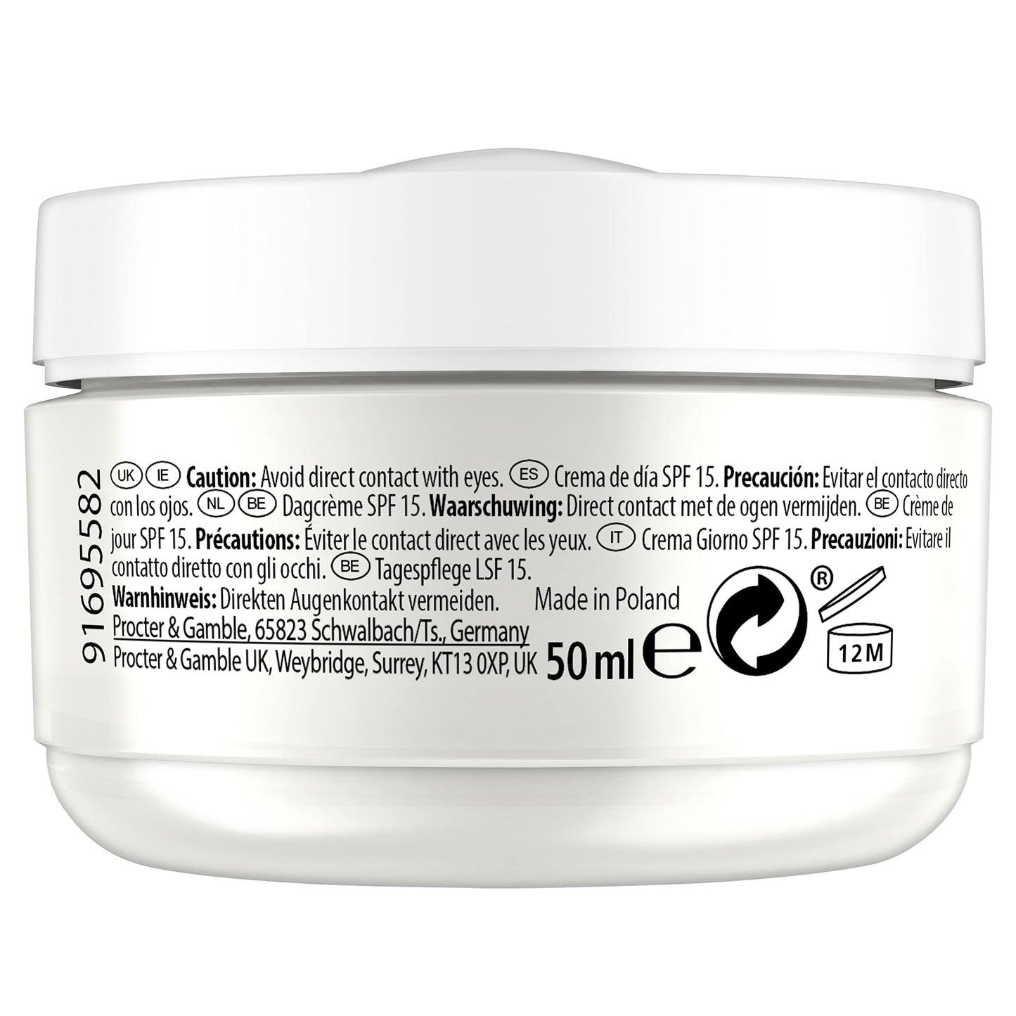 Olay SPF15 Anti-Wrinkle Firm and Lift Anti Ageing Moisturiser Day Cream, 50 ml
