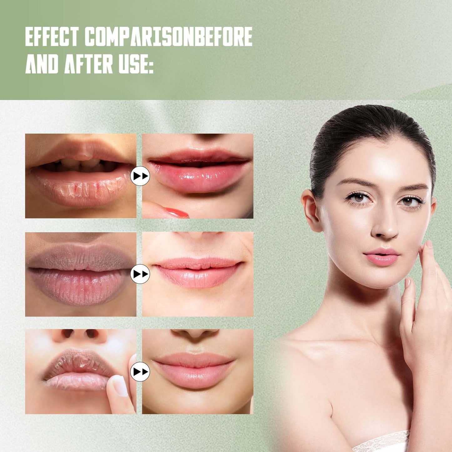 QinZiEn Brightening Lip Balm,Lip Highlighter,Lip Lightening Cream,Lip Lightening for Dark Lips,Lip Pigmentation Treatment,Deep Moisturizing,Lip Care Lightens Remove Dark Lips,Lip Pigmentation Treatment