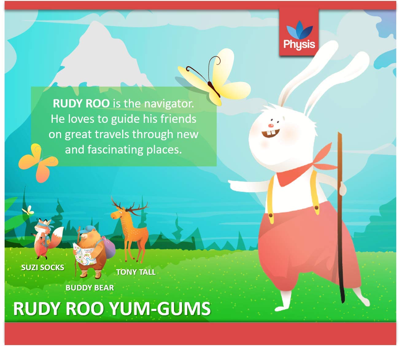 Physis Kids Multivitamin Gummies | Ages 2+ | 30 Orange Flavour Chewable Vitamin with Vitamins C, D, Omega 3 & More | Kids Vitamins Chewies for Cognition, Energy & Support Growth | Children's Vitamins